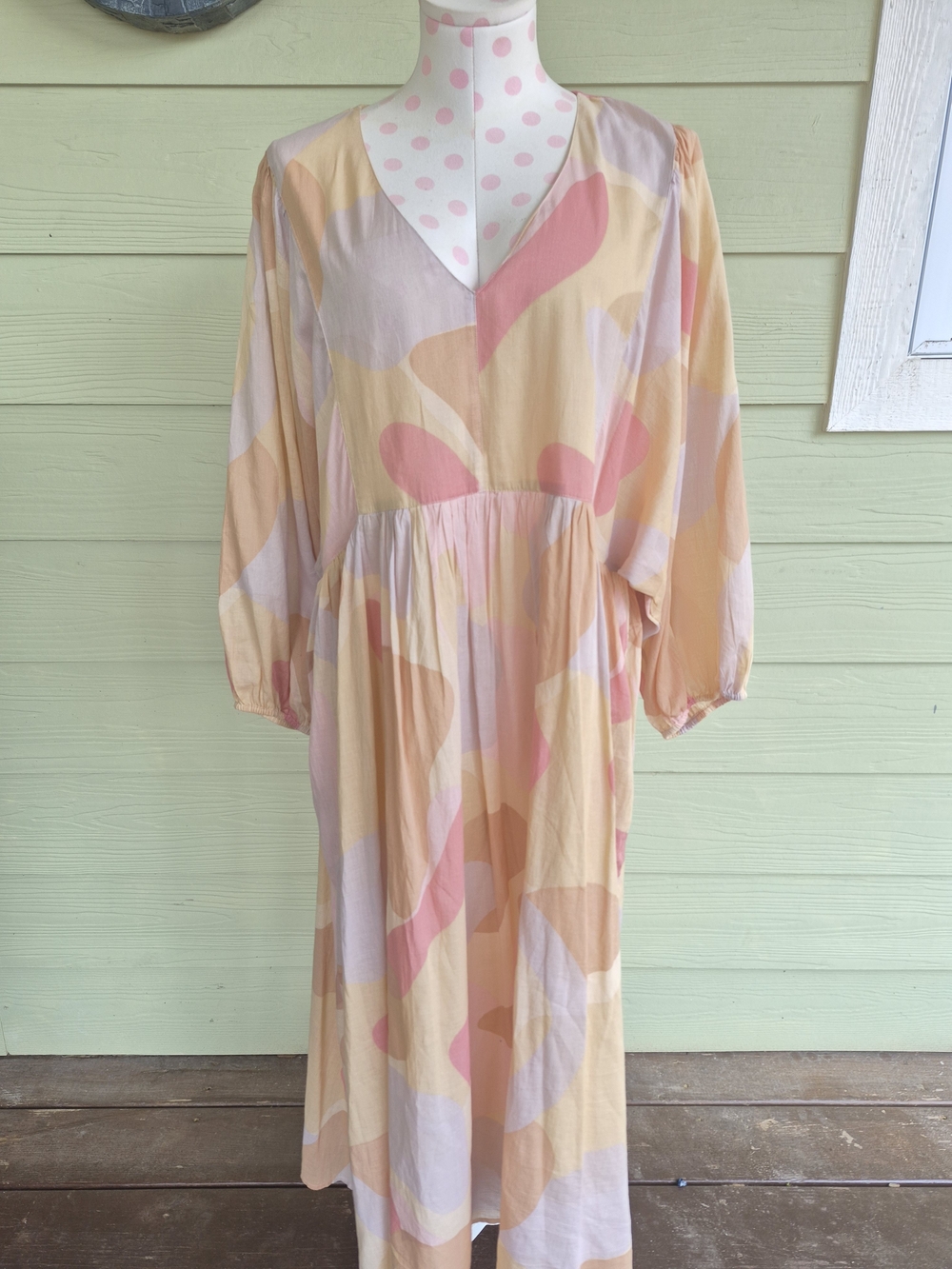 FatFace Jocelyn Printed Abstract Maxi Dress L